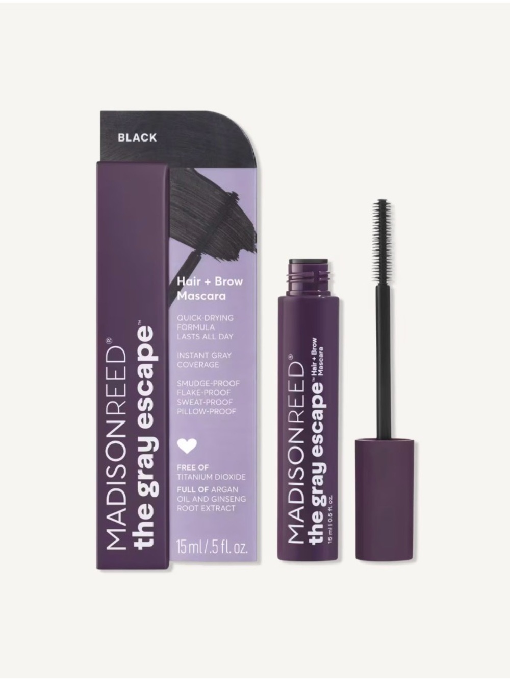 Madison Reed The Gray Escape Hair and Brow Mascara (shade black)